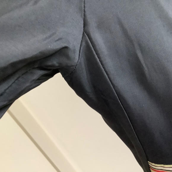 Anne Klein II Silk Striped Red Blazer SZ 10 - Picture 14 of 16